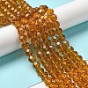 Transparent Glass Beads EGLA-A035-T10mm-D04-2