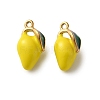 304 Stainless Steel Enamel Pendants STAS-B100-06G-06-1