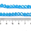 Baking Electroplate Glass Beads Strands DGLA-A039-J6MM-B12-4