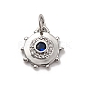 Brass Micro Pave Cubic Zirconia Charms KK-U033-22P-02-1