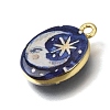 Printed Brass Pendants KK-CBAE379-01G-B-2