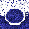 Frosted Opaque 6/0 Glass Seed Beads SEED-R029-4mm-A09-2