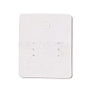 Rectangle Paper Earring Display Card with Hanging Hole CDIS-C004-01D-3