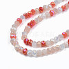 Electroplate Glass Beads Strands EGLA-S192-001A-B07-3