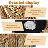 2Pcs Iron Chain Tassel Epaulettes FIND-HY0002-70-5