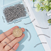 100 Strands 304 Stainless Steel Chain Extender STAS-BBC0005-51B-3