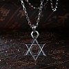 316L Stainless Steel Pendant Necklaces NJEW-BB29805-5