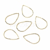 Brass Linking Rings KK-F831-017E-G-RS-1