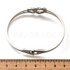 304 Stainless Steel Hinged Bangles for Women BJEW-F474-37P-02-5