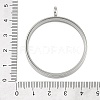 304 Stainless Stee Locket Pendants STAS-S132-16P-06-3