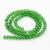Transparent Glass Bead Strands GLAA-G013-8mm-M-3