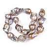 Natural Baroque Pearl Keshi Pearl Beads Strands PEAR-S019-04D-4