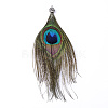 Peacock Feather Pendants RB-T002-05-2