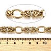 Ion Plating(IP) 304 Stainless Steel knot with Oval Link Chains CHS-S012-06G-2