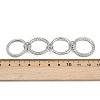 Brass Micro Pave Cubic Zirconia Plain Band Finger Rings for Women RJEW-P160-01I-P-6