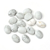 Natural Howlite Cabochons G-A094-01B-60-1