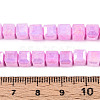 Anti-Tarnish Electroplate Glass Beads Strands GLAA-T025-6mm-10G-4