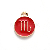 Alloy Enamel Pendants ENAM-S124-01A-07L-2