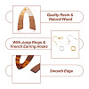 Biyun DIY V-shape Dangle Earrings Making Kit DIY-BY0001-42-5