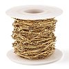 Ion Plating(IP) 304 Stainless Steel Twist Link Chains CHS-G025-16G-3