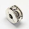 Alloy European Style Clasps PDLC-R001-03AS-2