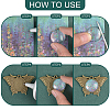 DIY Dome Alloy Butterfly Pendant Jewelry Making Kits DIY-PH0023-39AB-6