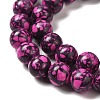 Synthetic Gemstone Dyed Beads Strands G-P507-03B-11-4