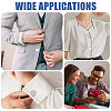 12Pcs 3 Colors Brass Cufflinks KK-GL0001-05-7