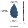 About 100G Natural Agate Pendants G-YW0002-01-3