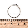 925 Sterling Silver Micro Pave Cubic Zirconia Finger Rings RJEW-P171-01P-3