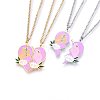 304 Stainless Steel Pendant Necklaces NJEW-O104-13-1