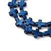 Electroplated Natural Lava Rock Beads Strands G-A256-A01-01I-2