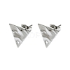 Non-Tarnish 304 Stainless Steel Stud Earring Findings STAS-L024-003P-02-1