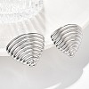 304 Stainless Steel Studs Earrings for Women LS-EJEW-K306-22P-3