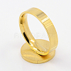 Fashionable 304 Stainless Steel Rings RJEW-J002-17mm-03G-2