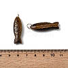 Natural Tiger Eye Carved Pendants G-G314-01G-02-3