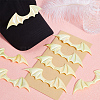 Demon Wing Rainbow Iridescent PU Leather Ornament Accessories DIY-WH0308-457B-4