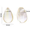 20Pcs Transparent Spray Painted Glass Charms GLAA-YW0001-03B-4