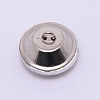 Glass Rhinestone Button BUTT-WH0015-21E-04-2