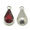Alloy Glass Pendants PALLOY-T029-8x13mm-07-1