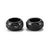 Frosted 201 Stainless Steel European Beads LS-STAS-B020-13EB-3