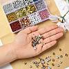 Metallic Colour Letter Beads Kit for DIY Jewelry Making Findings Kit DIY-YW0004-85-7