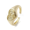 Brass Adjustable Open Rings RJEW-K257-86G-03-1