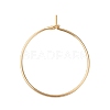 316L Surgical Stainless Steel Hoop Earring Findings STAS-G229-07G-08B-2