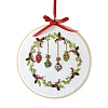 Christmas Themed DIY Embroidery Sets DIY-P021-B02-1