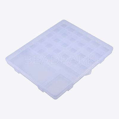 Rectangle Polypropylene(PP) Bead Storage Container CON-N011-050-1