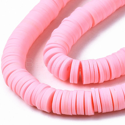 Handmade Polymer Clay Beads Strands CLAY-R089-8mm-118-1