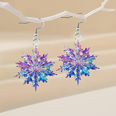 Acrylic Dangle Earrings FS-WG809FC-01-1