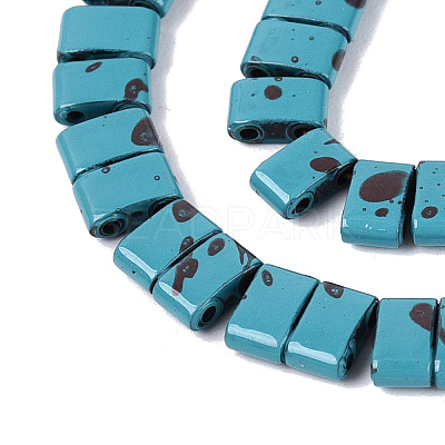 Spray Painted Synthetic Non-magnetic Hematite Bead Strands G-T124-02B-1-1