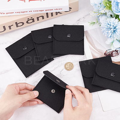 12Pcs 4 Style Felt Jewelry Storage Bags ABAG-PH0001-35-1